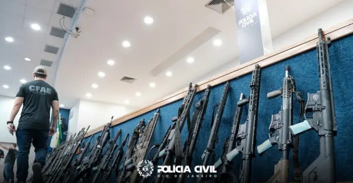 PF desmantela fábricas de fuzis que abasteciam o Comando Vermelho