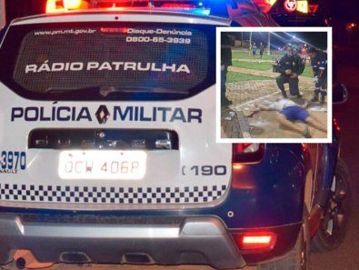 Trio desce de carro e executa jovem no meio de praça em MT
