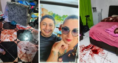 Marido tenta matar esposa com 15 facadas em MT