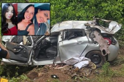 Quatro de VG morrem em acidente no Araguaia; criança escapa