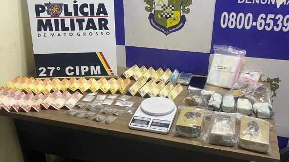 Casa é denunciada como ponto de tráfico e se torna alvo de ação policial em Confresa-MT