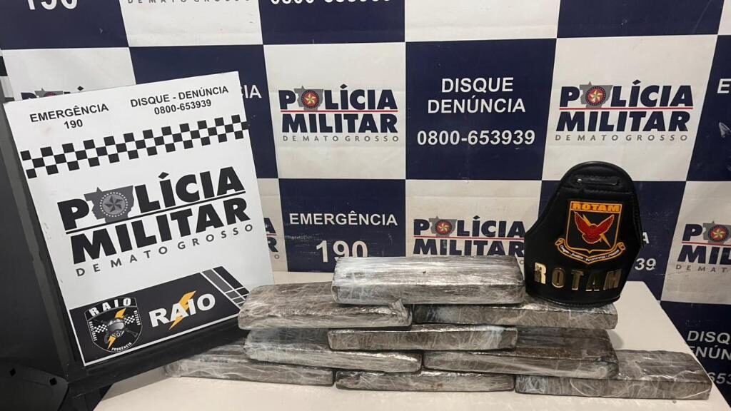 PM prende faccionado por tráfico de drogas e apreende nove tabletes de maconha