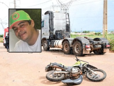 Piloto morre no hospital após batida entre motocicleta e carreta