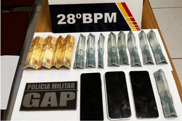 Suspeitos de recolher dinheiro do tráfico são detidos após perseguição em Jaciara-MT