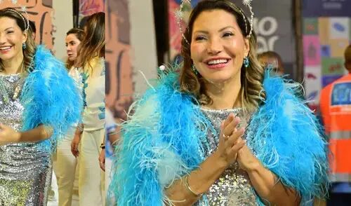 Gleisi recebeu presidente de escola de samba no Planalto antes de desfile pró-Lula