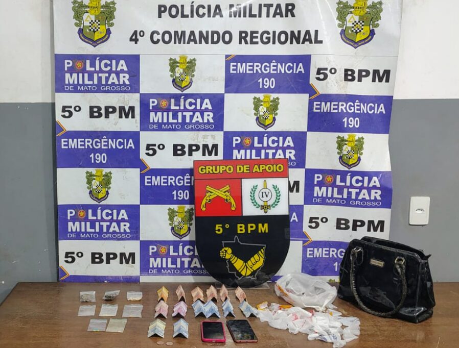 Denúncia leva polícia a bar no Centro de Rondonópolis e termina com prisão por tráfico de drogas