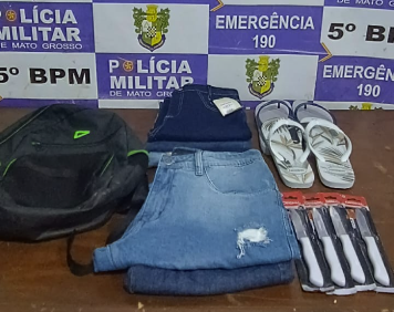 Suspeito é preso minutos após furto em loja no Centro de Rondonópolis