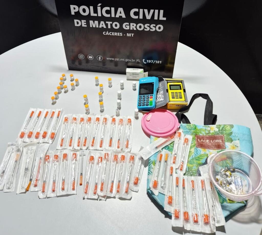 Polícia cumpre buscas e apreende medicamentos emagrecedores importados irregularmente em MT