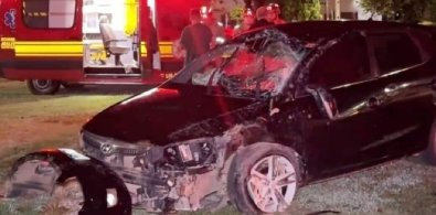 Mulher capota carro e sofre ferimentos em cidade do Nortão