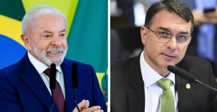 Lula é rejeitado por 48% e Flávio, por 42%, diz pesquisa