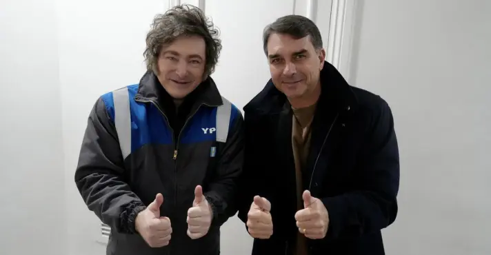 Em visita ao Brasil, Milei vai se encontrar com Tarcísio e participar de convenção de Flávio