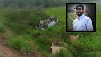Estudante de Agronomia morre em capotamento de caminhonete; vídeo