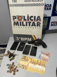 Ladrões fazem “arrastão” em clínica e são baleados pela PM em Cuiabá